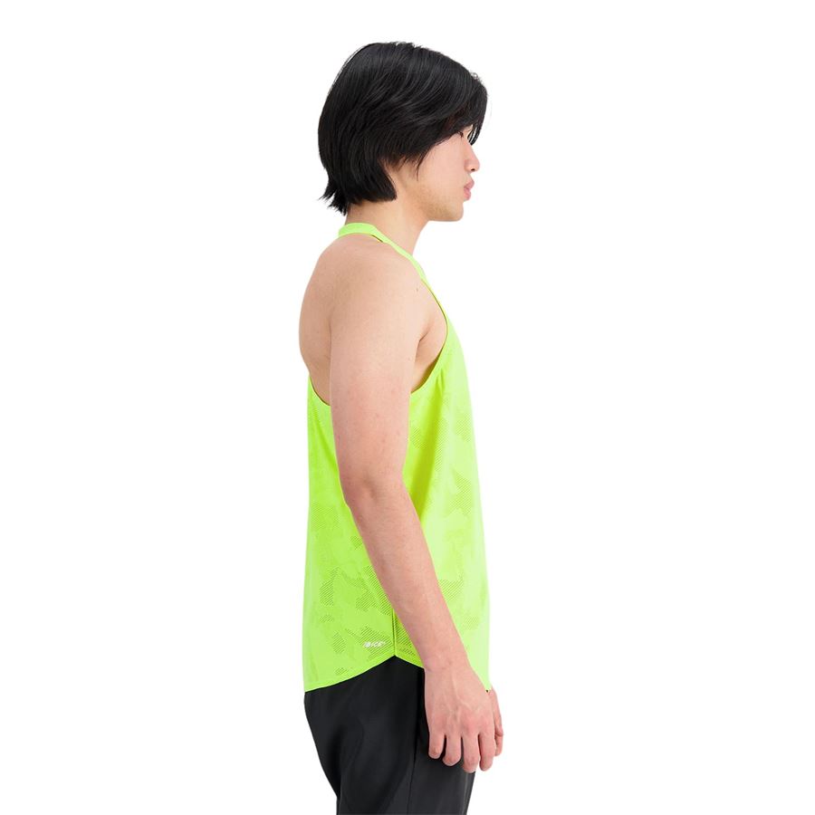 Q SPEED JACQUARD SINGLET New Balance | MT33280THW